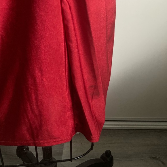 Vintage 1990’s spandex stretch bodycon midi gown goth rockabilly glam brat style - Picture 8 of 8